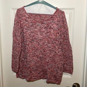 Large, long sleeve sweater